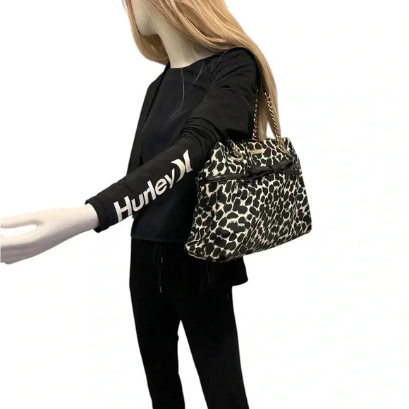 Kate Spade Animal Print gold chain purse Cheetah Large. In great conditions - Picture 5 of 11